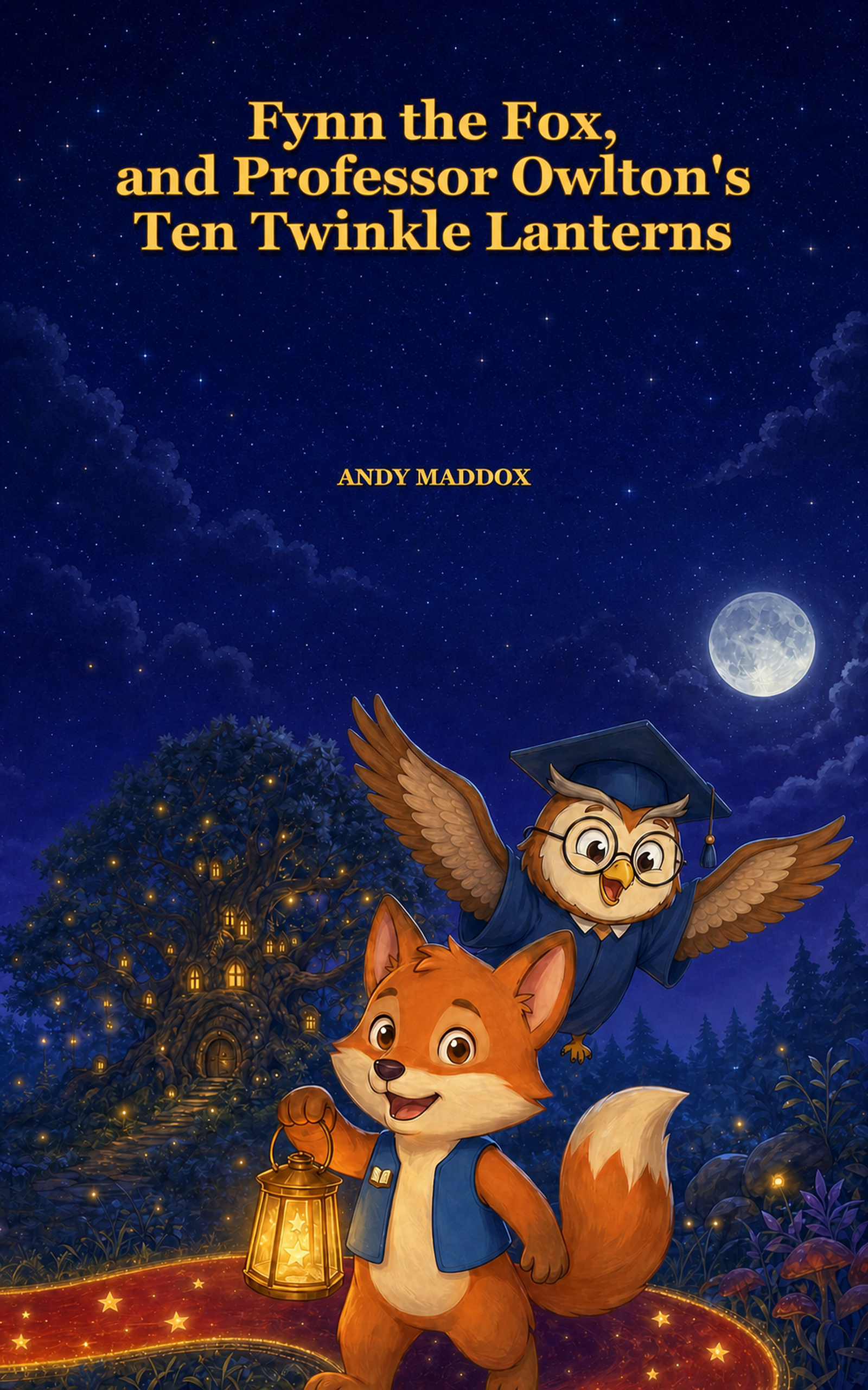 Cover of Fynn the Fox and Professor Owlton’s Ten Twinkle Lanterns
